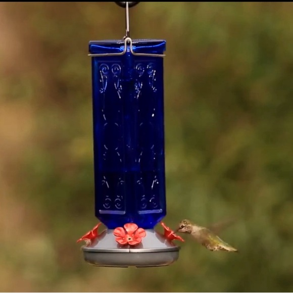 Blue hummingbird feeder new - Picture 2 of 4